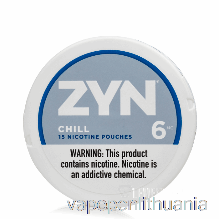 Zyn Nikotino Maišeliai - Chill 6mg Vape Skystis